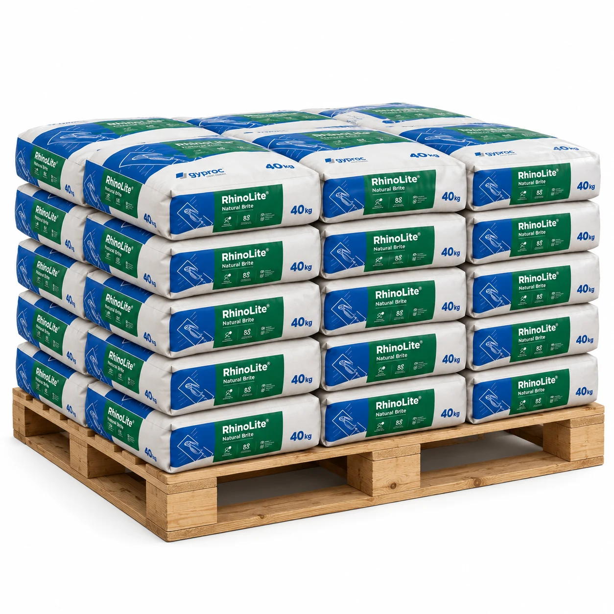 Gyproc RhinoLite Multiuso Plaster 40kg 25/Palete